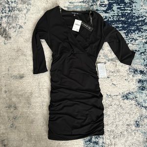 Black 3/4 sleeve dress